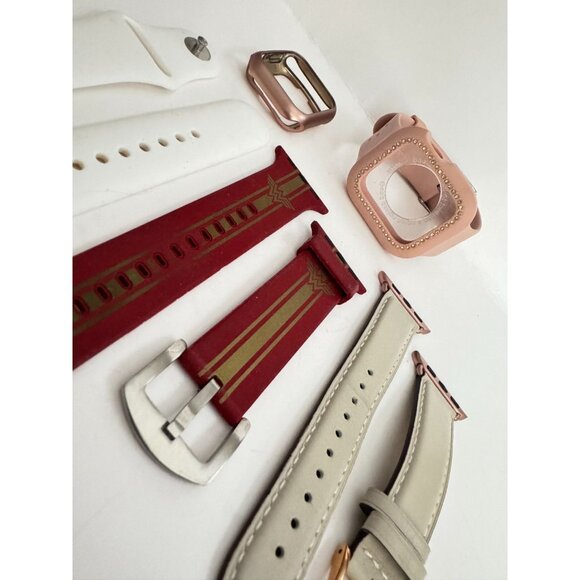 Apple Watch Series 5 40mm Bands & Cases Lot Mixed Styles Excellent - Picture 2 of 3
